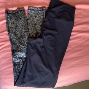 Mono B Navy Sparkle leggings